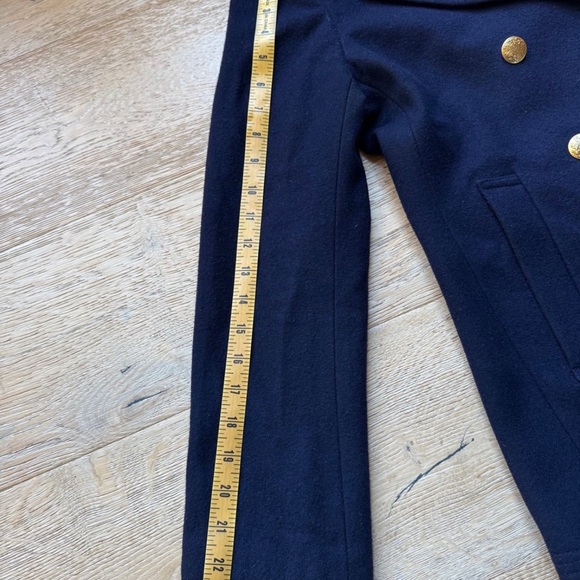 🔥CLASSIC J.CREW 🔥Navy Pea Coat Sz 6 Price Firm! - Picture 8 of 11